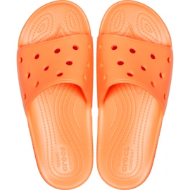 Chaussons femme Crocs Classic Slide abricot 206121 801 orange