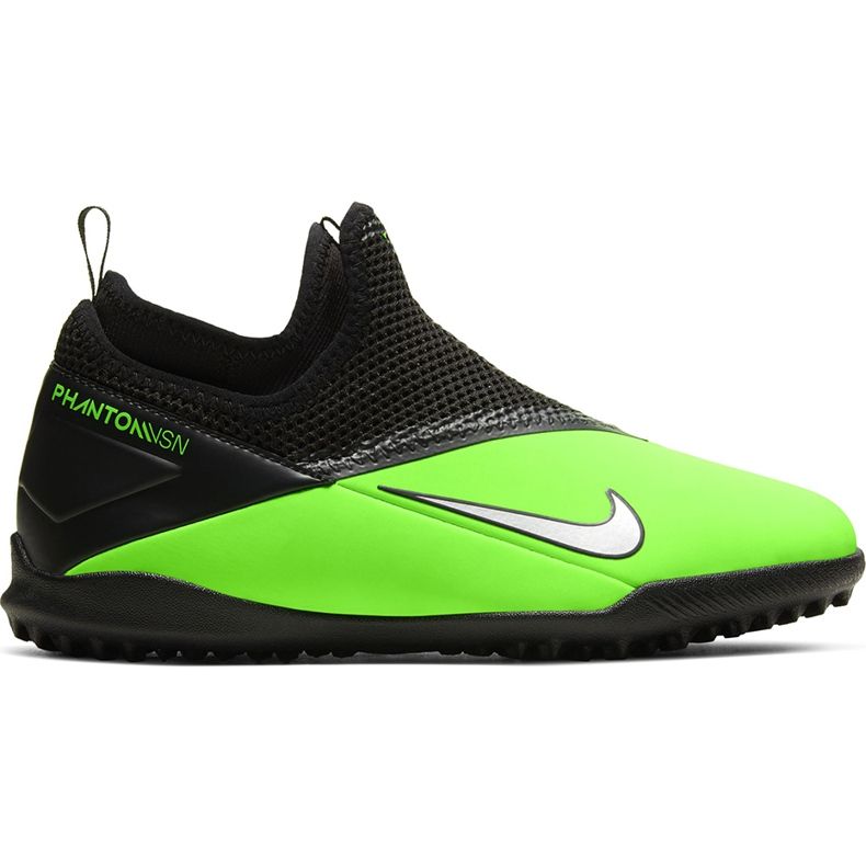 Nike Phantom Vsn 2 Academy Df Tf Junior CD4078 306 chaussures de football multicolore vert