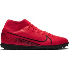 Nike Mercurial Superfly 7 Club Tf AT7980 606 chaussures de football rouge rouge