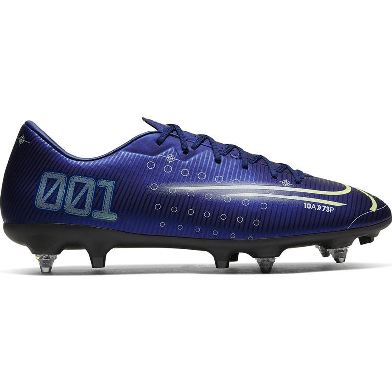 Chaussure de football Nike Mercurial Vapor 13 Academy Mds SG-PRO CJ9986 401 bleu bleu marin