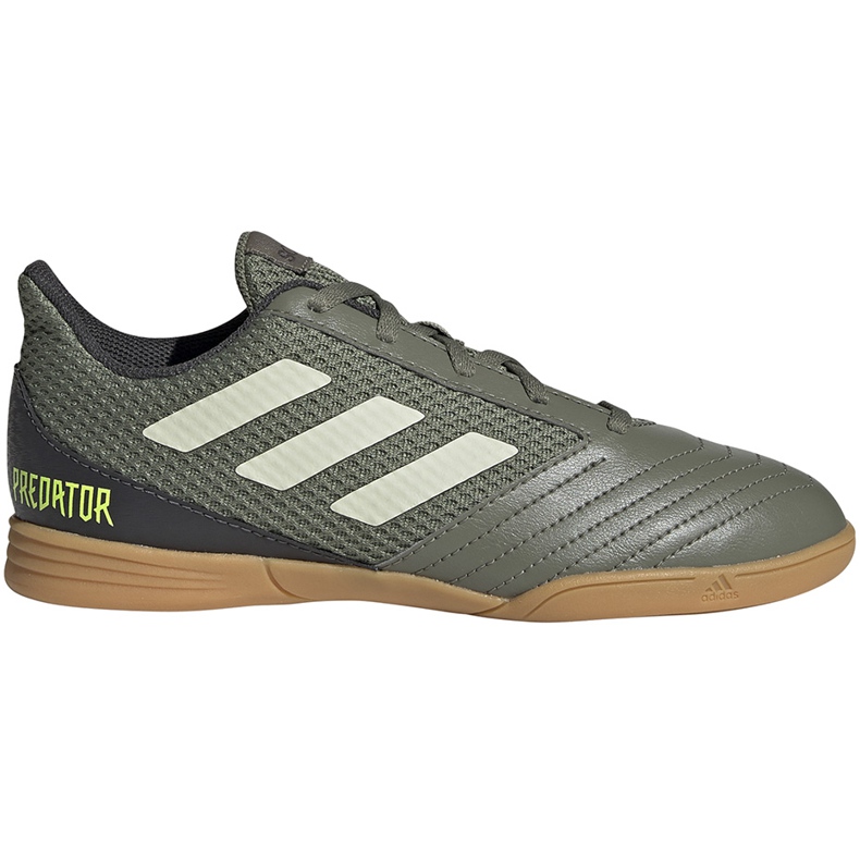 Chaussures de foot Adidas Predator 19.4 In Junior kaki EF8224 vert vert Chaussures de foot Adidas Predator 19.4 In Junior kaki EF8224 vert vert
