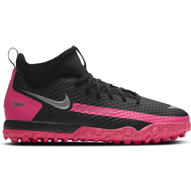 Nike Jr Phantom Gt Academy Df Tf CW6695 006 chaussures de football le noir le noir