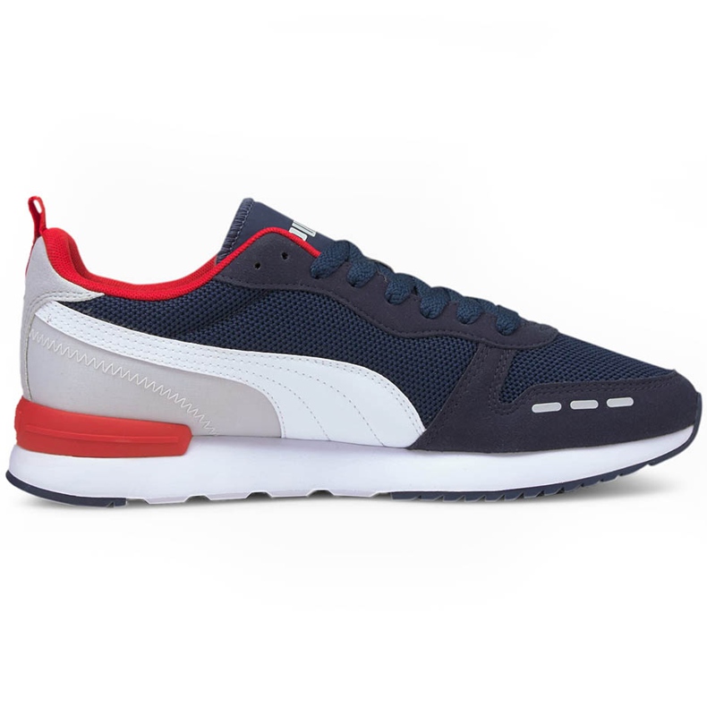 Chaussures homme Puma R78 bleu marine-blanc-gris-rouge 373117 24 blanche multicolore