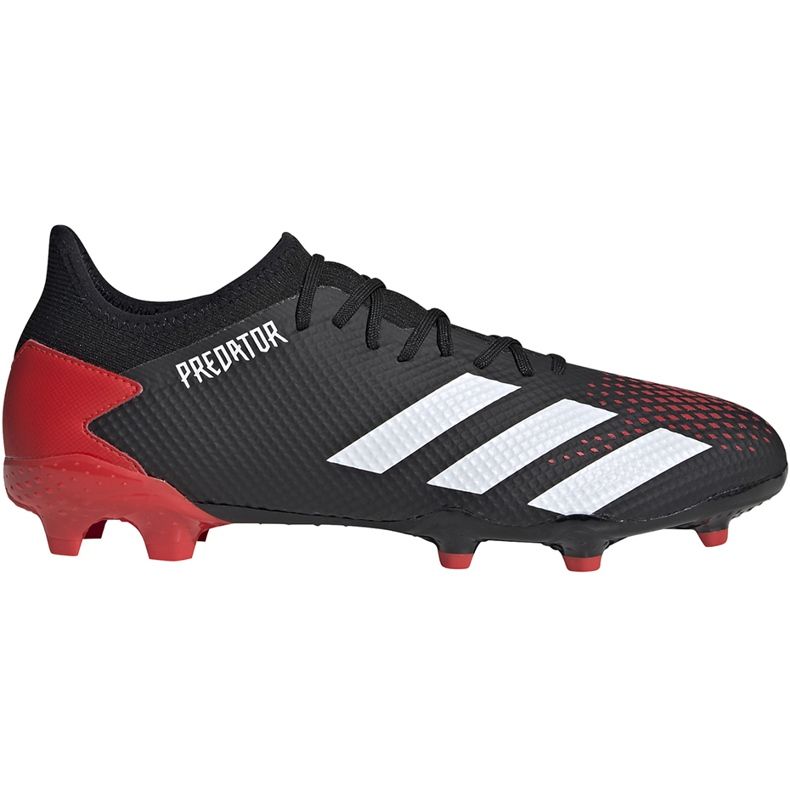 Chaussures de football adidas Predator 20.3 L Fg noir EE9556 multicolore