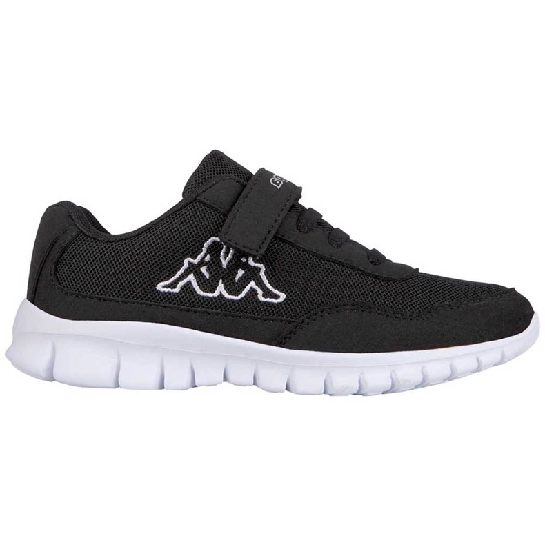 Kappa Follow K chaussures pour enfants noir et blanc 260604K 1110 le noir