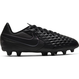 Nike Tiempo Legend 8 Club FG / MG Junior AT5881 010 chaussures de football noir noir