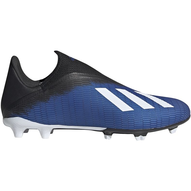 Adidas X 19.3 Ll Fg chaussures de football bleu-noir EG7178 Adidas X 19.3 Ll Fg chaussures de football bleu-noir EG7178