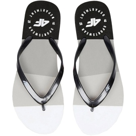 Chaussons femme 4F noir et blanc H4L20 KLD004 97S le noir