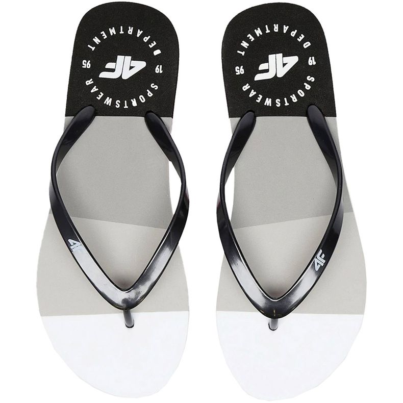 Chaussons femme 4F noir et blanc H4L20 KLD004 97S le noir