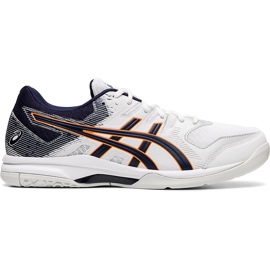 Asics Gel Rocket 9 1071A030 102 chaussures de volley-ball pour hommes blanc blanc