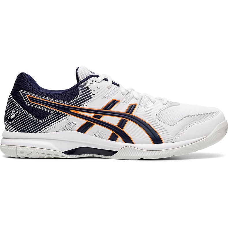 Asics Gel Rocket 9 1071A030 102 chaussures de volley-ball pour hommes blanche blanche