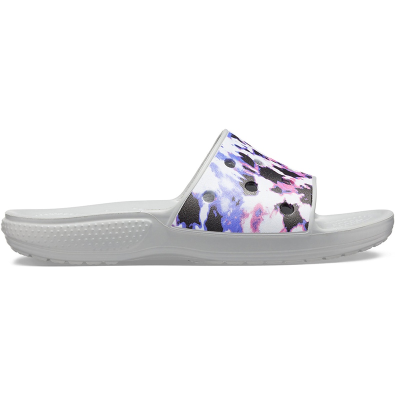 Crocs Claquettes Crocs Classic Tie Dye Mania pour femmes 206481 97K gris multicolore
