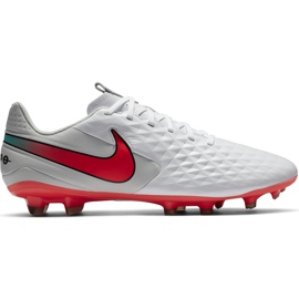 Chaussure de football Nike Tiempo Legend 8 Academy FG / MG AT5292 163 blanc blanc
