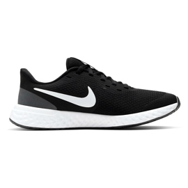 Nike Revolution 5 chaussures de course noir et blanc BQ5671 003
