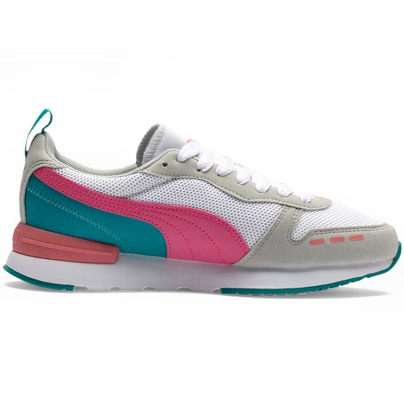 Chaussures femme Puma R78 blanc-beige-rose-turquoise 373117 12 blanche multicolore