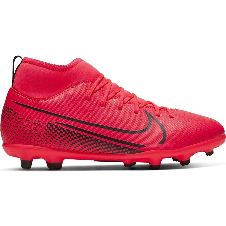 Chaussures de football Nike Mercurial Superfly 7 Club FG/MG Junior AT8150 606 rouge rouge Chaussures de football Nike Mercurial Superfly 7 Club FG/MG Junior AT8150 606 rouge rouge