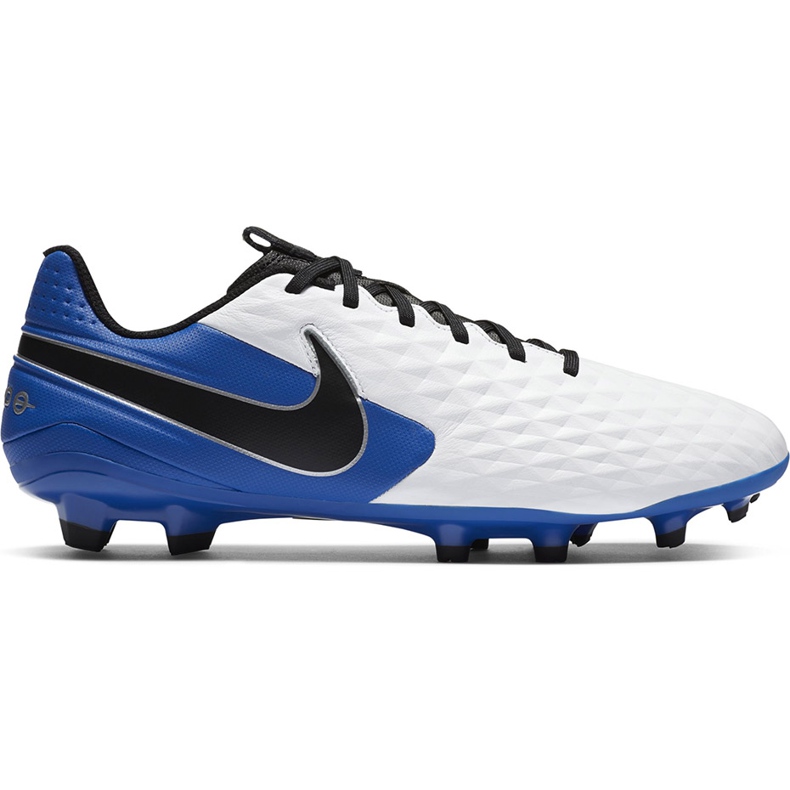 Nike Tiempo Legend 8 Academy FG / MG AT5292 104 chaussures de football blanche