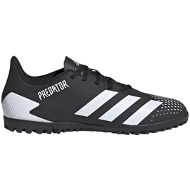 Chaussures de foot Adidas Predator 20.4 Tf FW9205 noir noir
