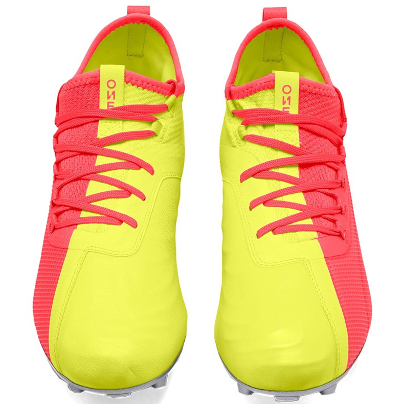 Chaussures de foot Puma One 20.2 Osg Fg Ag 105959 01 jaune jaune