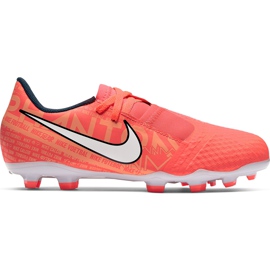 Chaussures de football Nike Phantom Venom Academy Fg Jr AO0362 810 orange orange