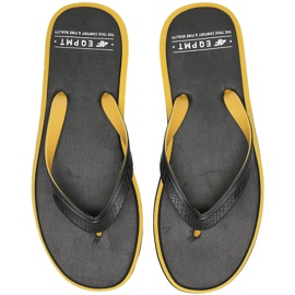 Chaussons homme 4F jaune H4L20 KLM005 71S le noir