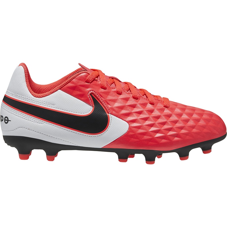 Chaussures de football Nike Tiempo Legend 8 Academy FG/MG Junior AT5732 606 rouge rouge