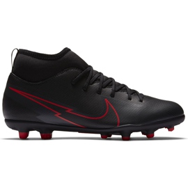 Chaussures de football Nike Mercurial Superfly 7 Club FG / MG Junior AT8150 060 noir noir