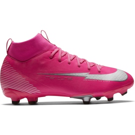 Chaussures de football Nike Mercurial Superfly 7 Academy Km FG / MG Junior DB5609 611 rose rose