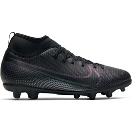 Chaussures de football Nike Mercurial Superfly 7 Club FG / MG Junior AT8150 010 multicolore noir