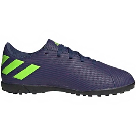 Chaussures de foot Adidas Nemeziz Messi 19.4 Tf EF1805 bleu marine bleu marine