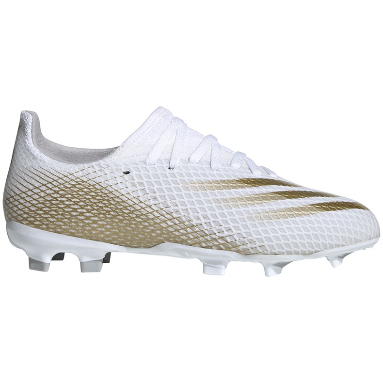 Chaussures de football Adidas X GHOSTED.3 Fg Junior EG8210 blanche blanche