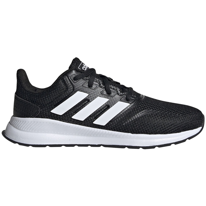 Adidas Runfalcon K chaussures enfants noir et blanc EG2545 le noir