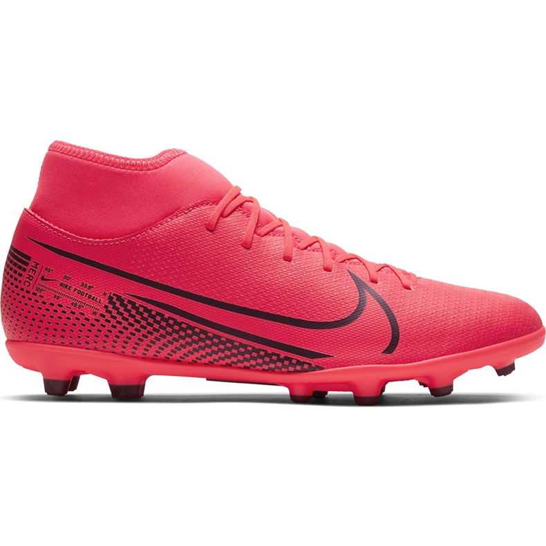 Chaussures de football Nike Mercurial Superfly 7 Club FG / MG AT7949 606 rouge rouge Chaussures de football Nike Mercurial Superfly 7 Club FG / MG AT7949 606 rouge rouge