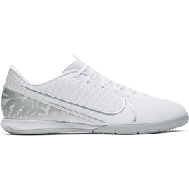Nike Mercurial Vapor 13 Academy Ic AT7993 100 chaussures de football blanche blanche