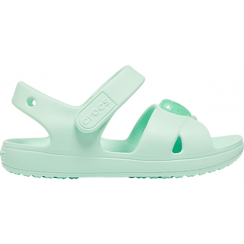 Sandales enfant Crocs Classic Cross Strap Sandal Ps neo menthe 206245 3TI vert