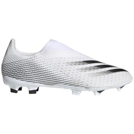 Chaussures de foot Adidas X GHOSTED.3 Ll Fg EG8165 blanc blanc
