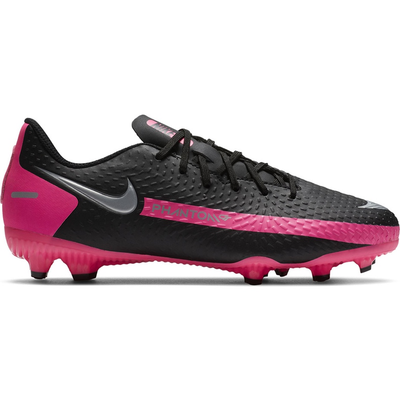 Nike Phantom Gt Academy FG / MG Junior CK8476 006 chaussures de football le noir le noir