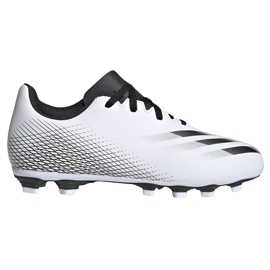 Chaussures de foot Adidas X GHOSTED.4 FxG Junior FW6798 blanc blanc
