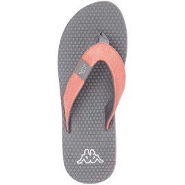 Chaussons femme Kappa Cally gris corail 242834 2916 orange Chaussons femme Kappa Cally gris corail 242834 2916 orange