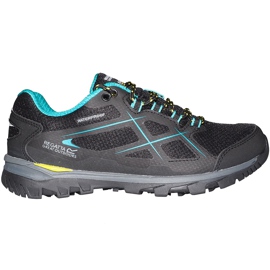 Chaussures femme Regatta Wms Kota Low noir et bleu RWF489 41QF le noir gris