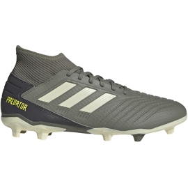 Chaussures de foot Adidas Predator 19.3 Fg EF8208 gris gris Chaussures de foot Adidas Predator 19.3 Fg EF8208 gris gris