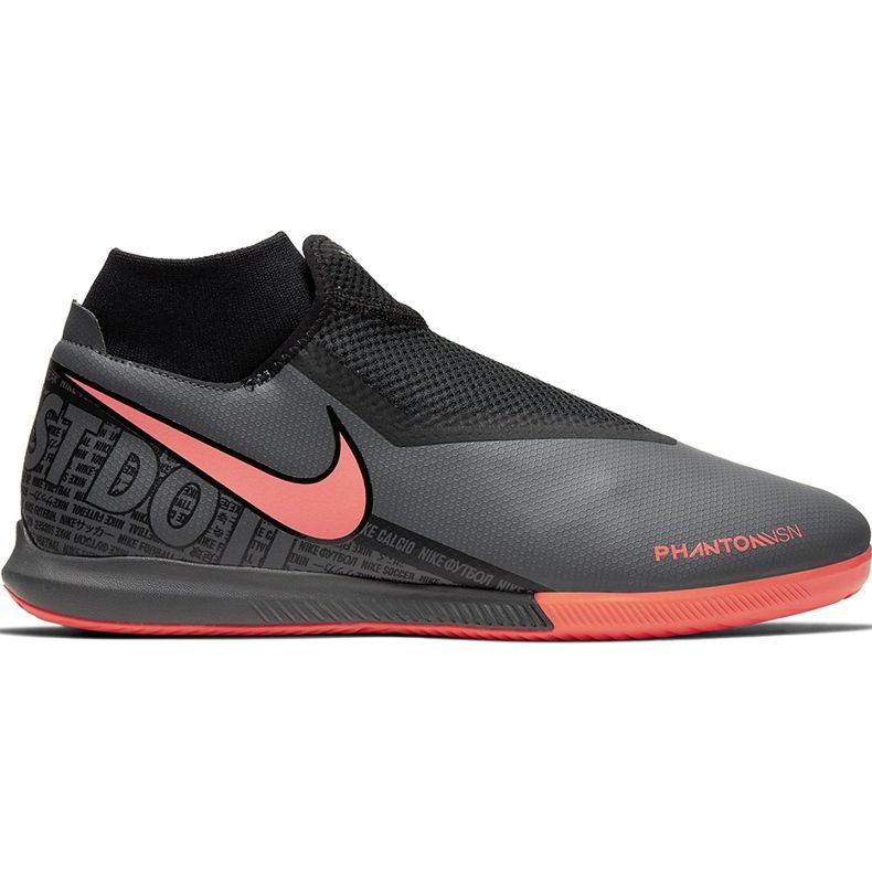 Nike Phantom Vsn Academy Df Ic AO3267 080 chaussures de football bleu le noir