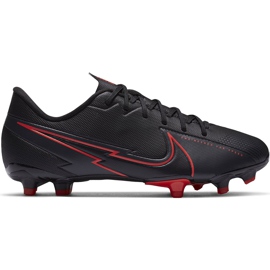 Chaussures de football Nike Mercurial Vapor 13 Academy FG / MG Junior AT8123 060 noir noir
