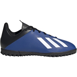 Chaussures de foot Adidas X 19.4 Tf Jr FV4662 bleu bleu Chaussures de foot Adidas X 19.4 Tf Jr FV4662 bleu bleu