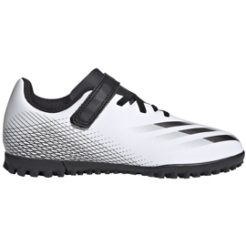 Chaussures de foot Adidas X GHOSTED.4 H&amp;L Tf Junior FW9573 blanc blanc