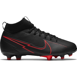 Chaussure de football Nike Mercurial Superfly 7 Academy FG/MG Junior AT8120 060 le noir le noir