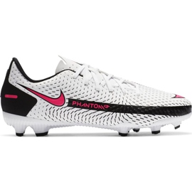 Nike Jr Phantom Gt Academy FG / MG CK8476 160 chaussures de football blanc blanc