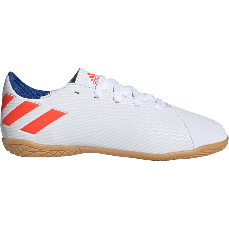 Adidas Nemeziz Messi 19.4 In Jr chaussures de football blanches F99928 multicolore