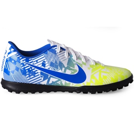 Chaussure de football Nike Mercurial Vapor 13 Club Njr Tf AT8000 104 blanc multicolore