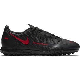 Nike Phantom Gt Club Tf CK8469 060 chaussures de football noir noir